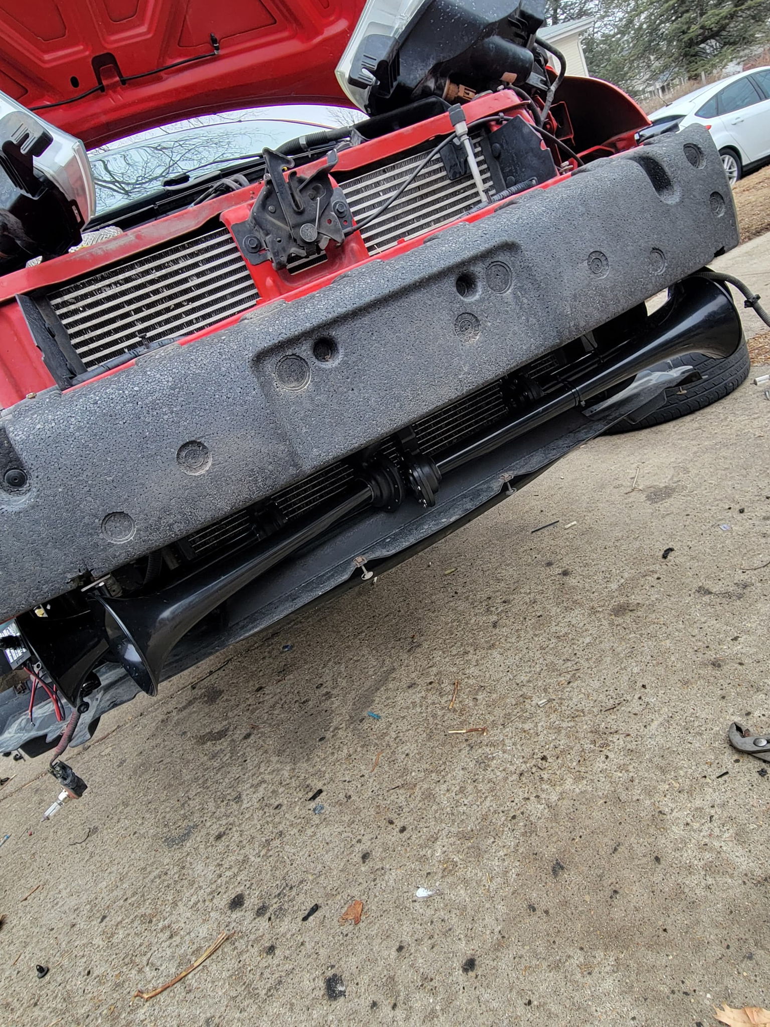 Matthew's 2008 Ford Focus Train Horn Install