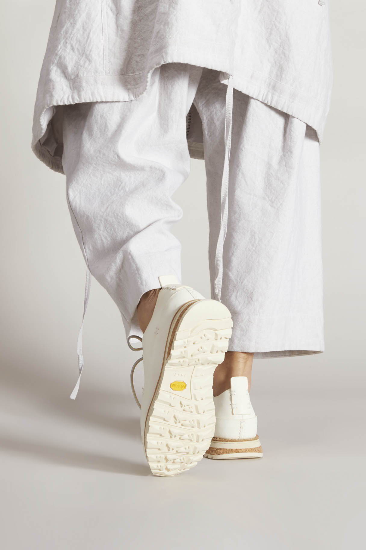 FEIT Lugged Runner in White