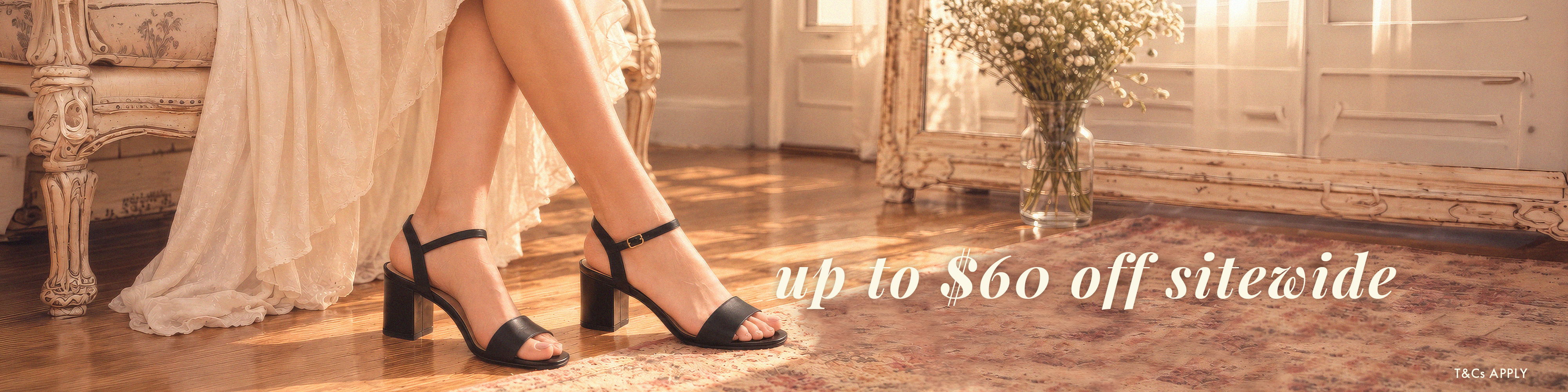 Up to 25% off selected styles.