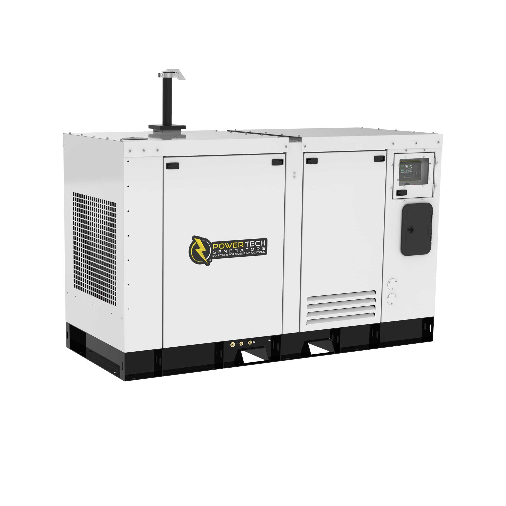 60,000 watt enclosed quiet diesel generator