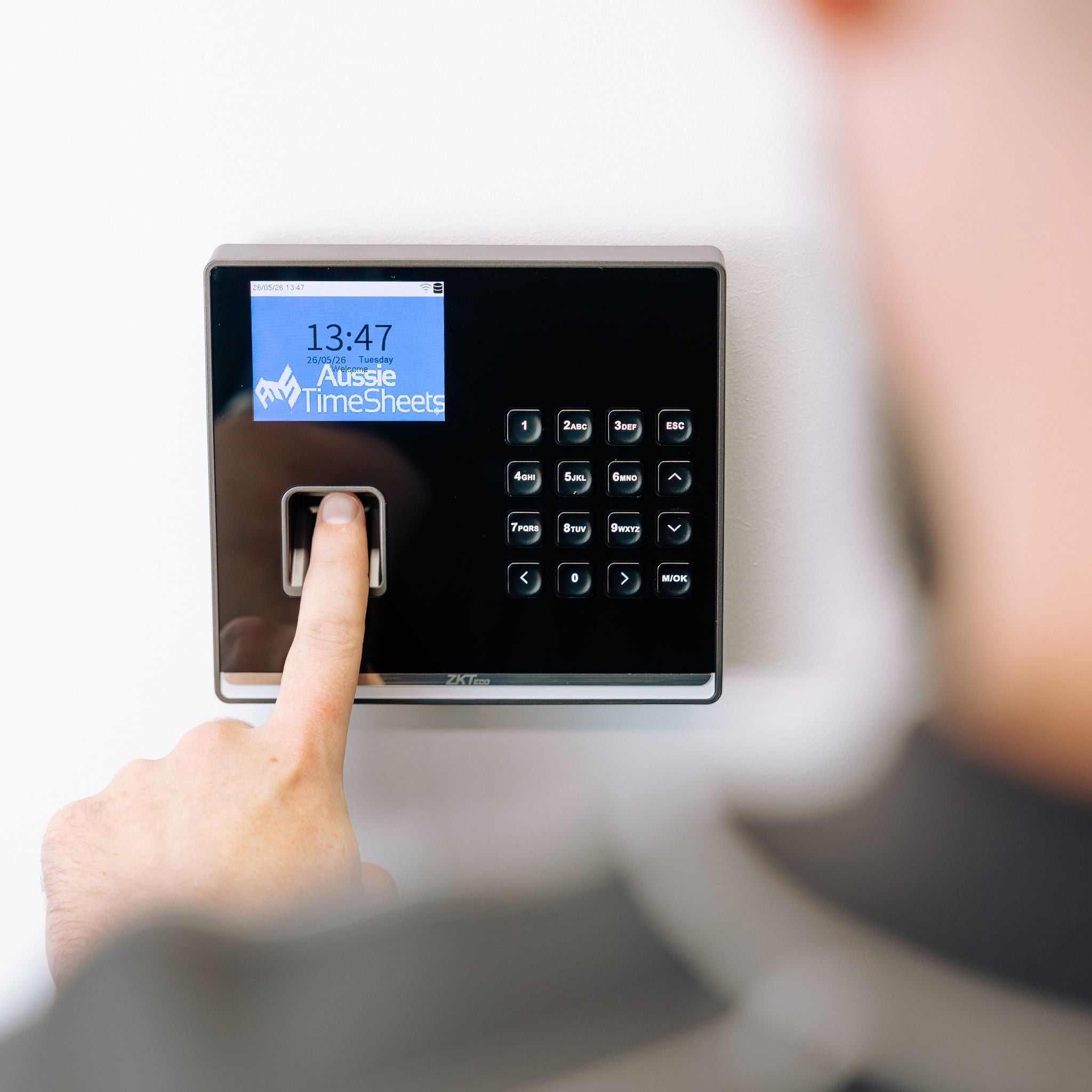 Aussie Time Sheets Fingerprint Time Clock