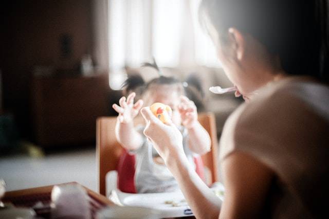 Mother Feeding Child