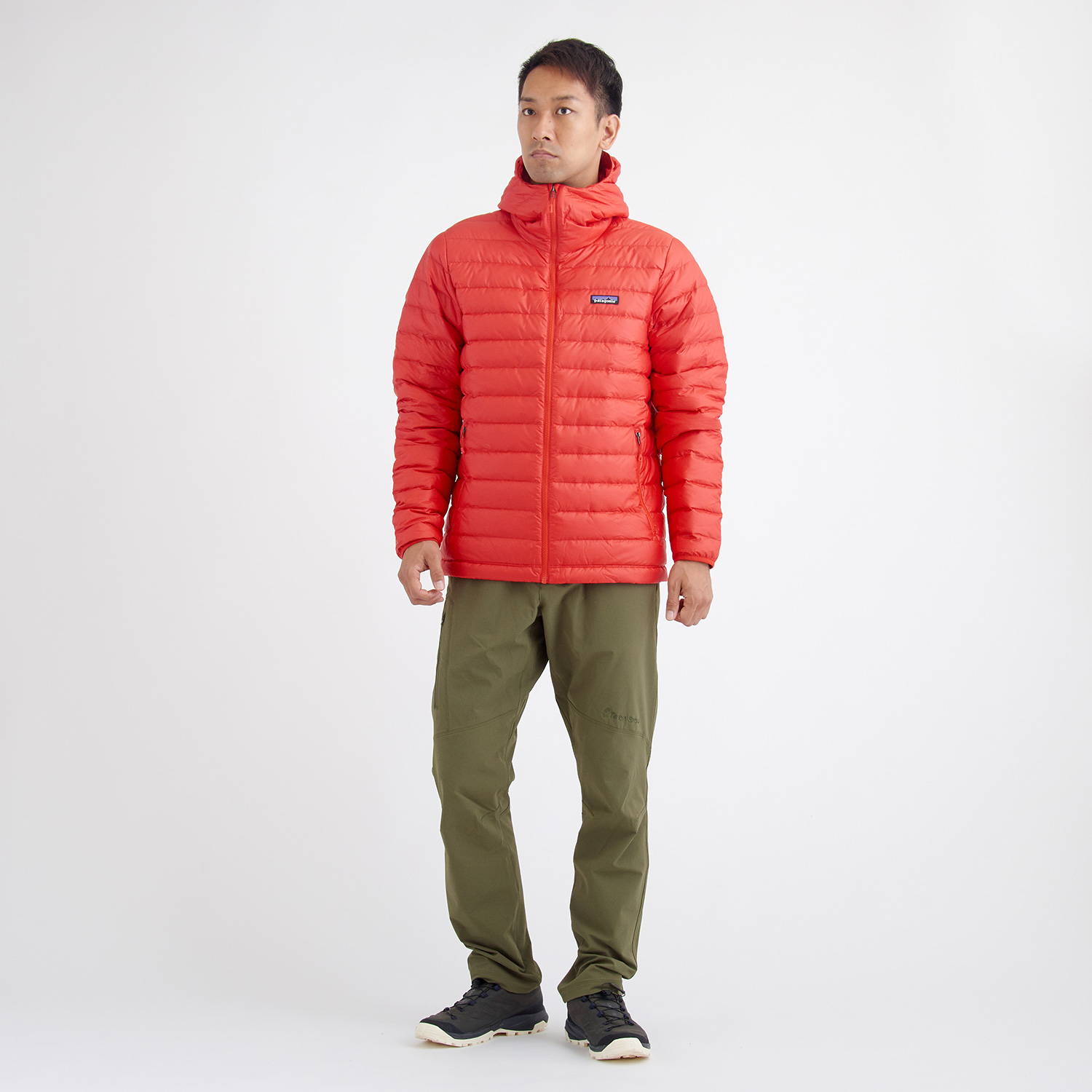 patagonia（パタゴニア）/ダウンセーターフーディ/レッド/MENS