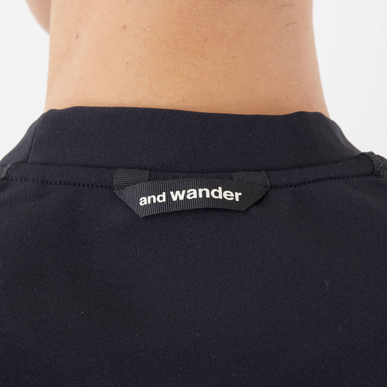 and wander（アンドワンダー）/ハイブリッドウォームポケットロングスリーブティー/WOMENS