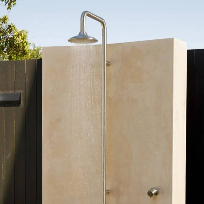 Stainless Steel Showers | The Blue Space