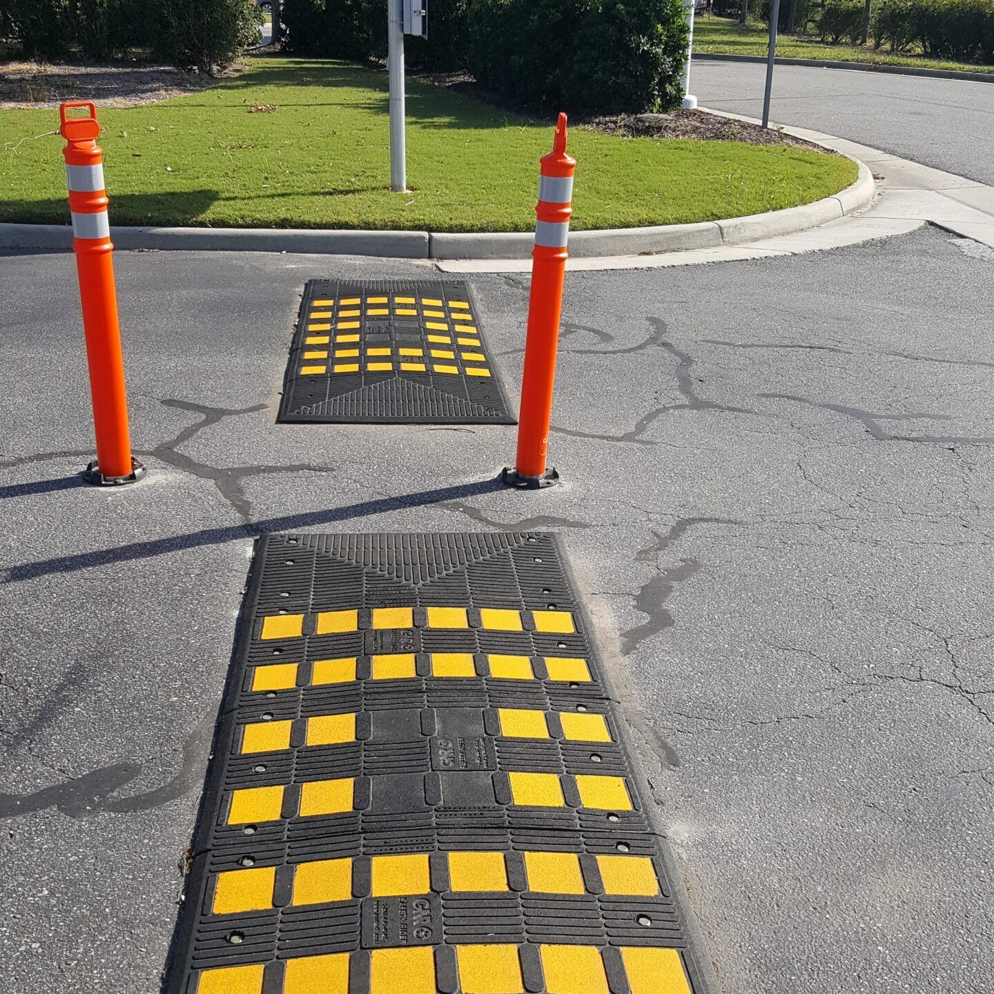 OpenSpace sensors installed at a parking lot entrance