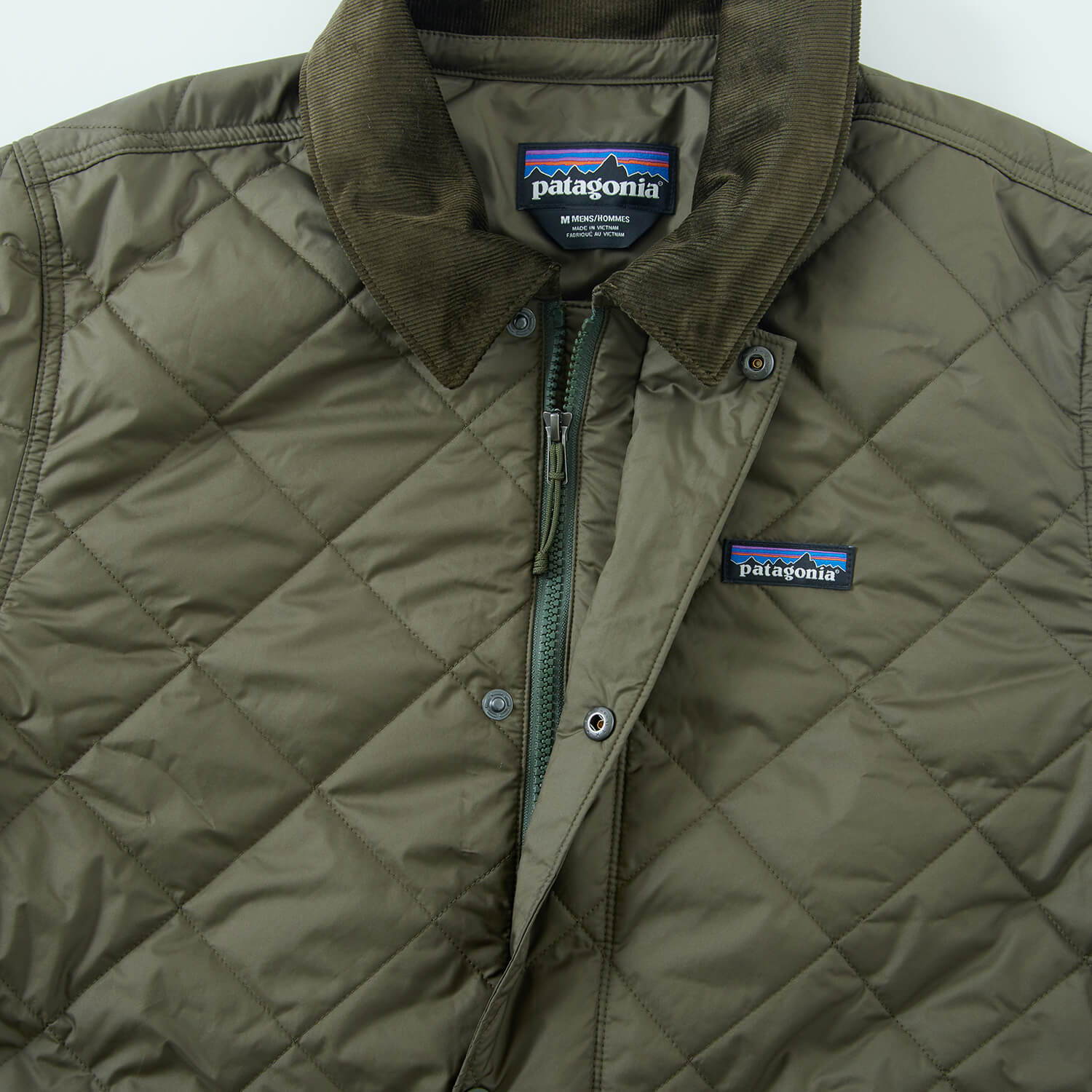 patagonia（パタゴニア）/ダイアモンドキルトジャケット/カーキ/MENS