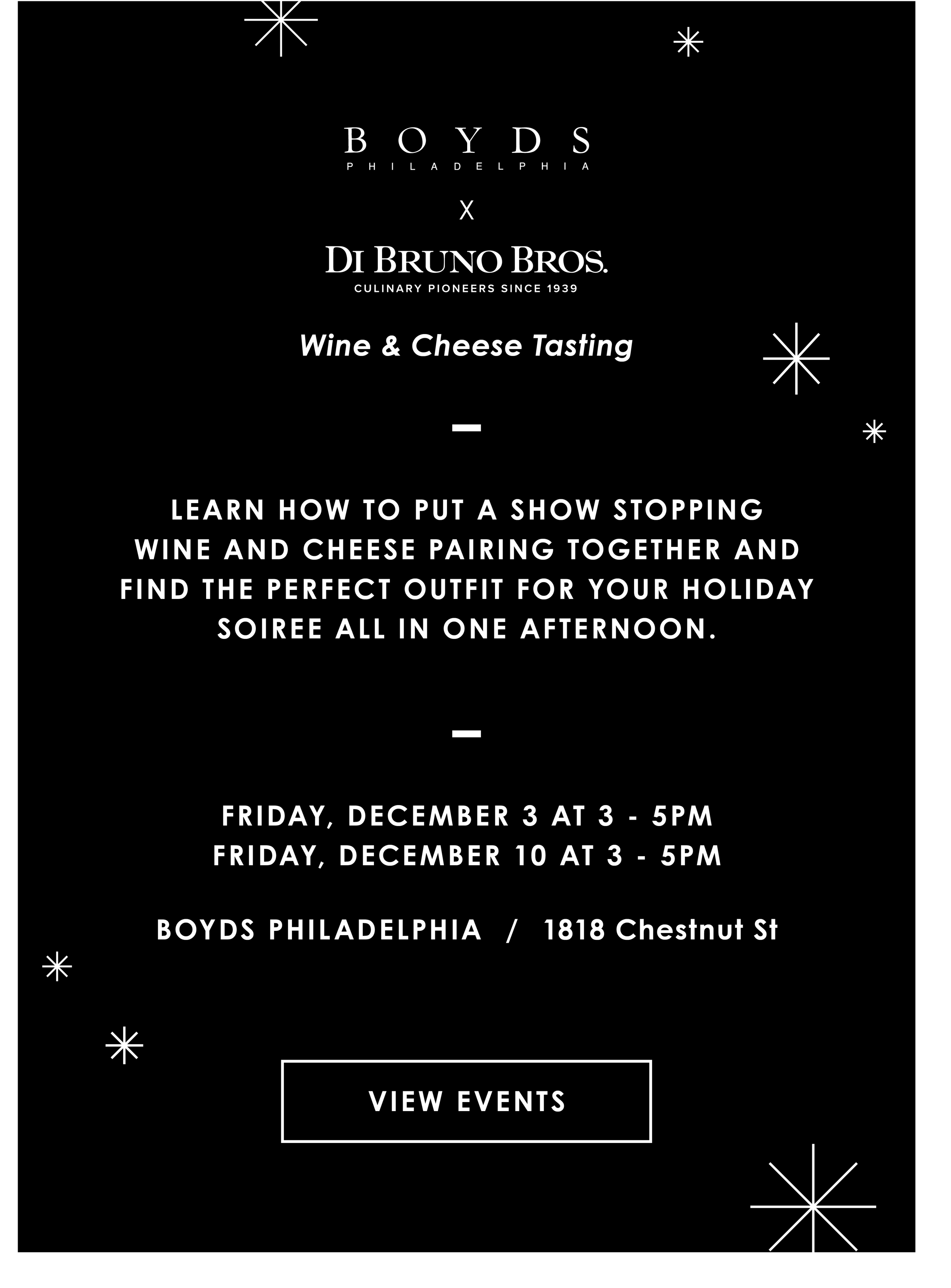 Wine & Cheese Tasting