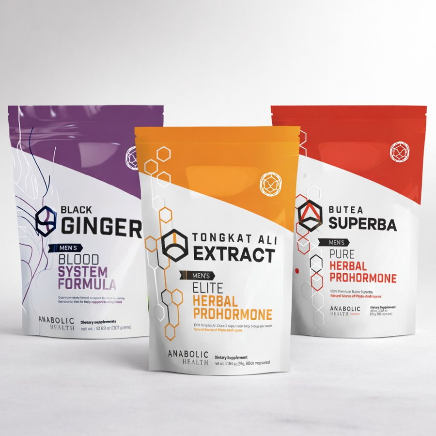 Male Performance Superior Pack — Black Ginger + Tongkat Ali + Butea Superba