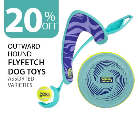 20% off Outward Hound FlyFetch Dog Toys