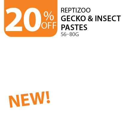Reptizoo Gecko & Insect Pastes 56–80g
