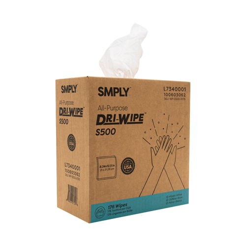 DRI-WIPE S500 boxed wipes