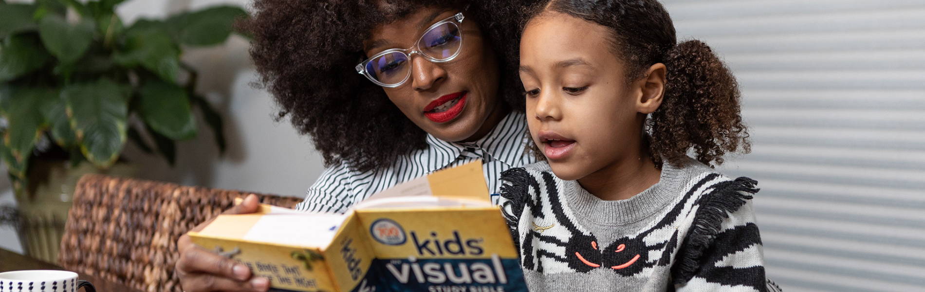 Mother & Daughter Reading Kids Visual Bible