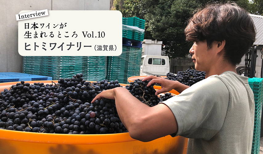 シリーズ・日本ワインが生まれるところ。滋賀『ヒトミワイナリー』にインタビュー！
