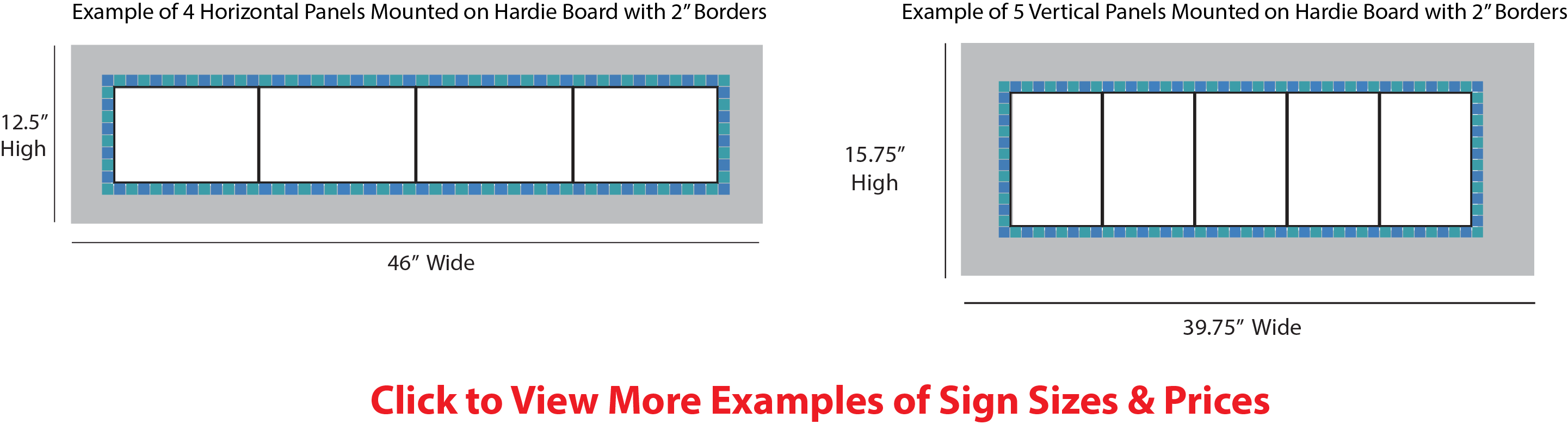 Sign Sizes & Prices