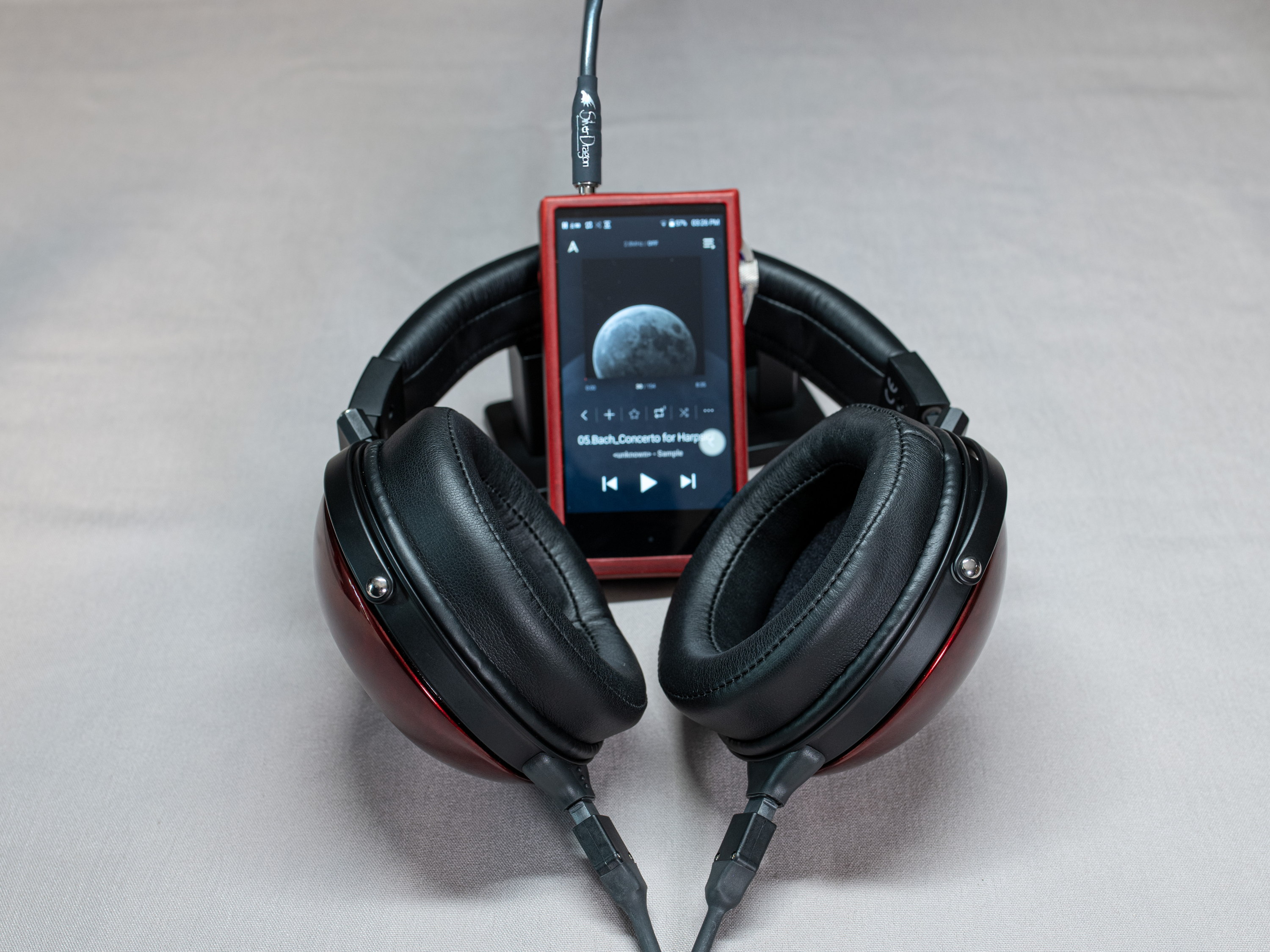 Fostex TH900 mk2 headphones with Silver Dragon Headphone Cable