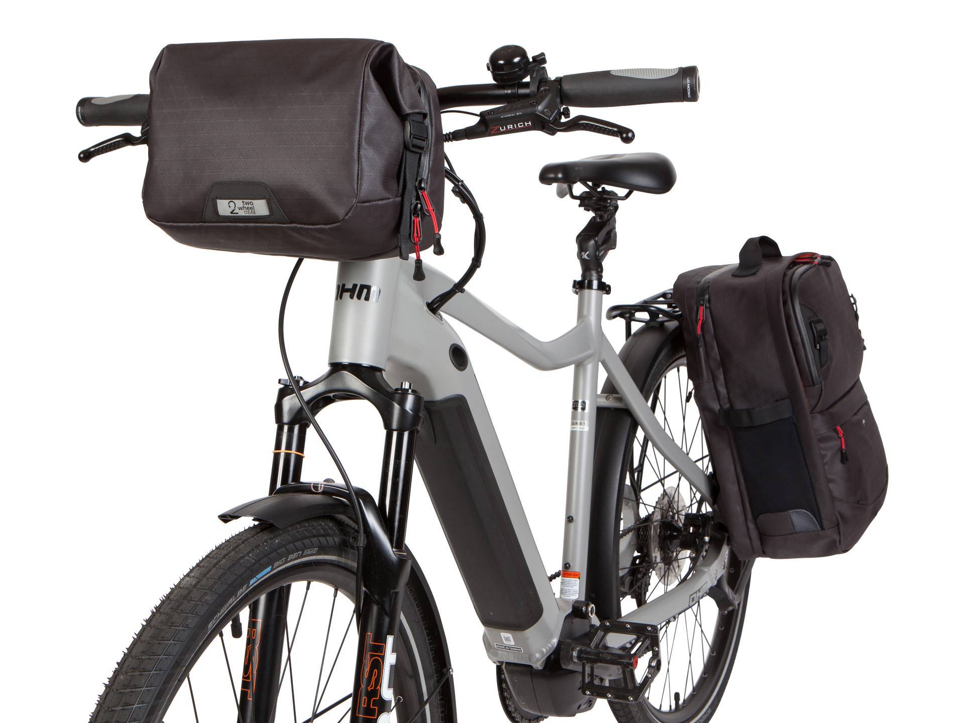 Two Wheel Gear - Alpha Bike Bags with Joey T3 Bluetooth and Smartphone App