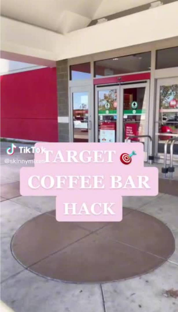 Target coffee bar hack