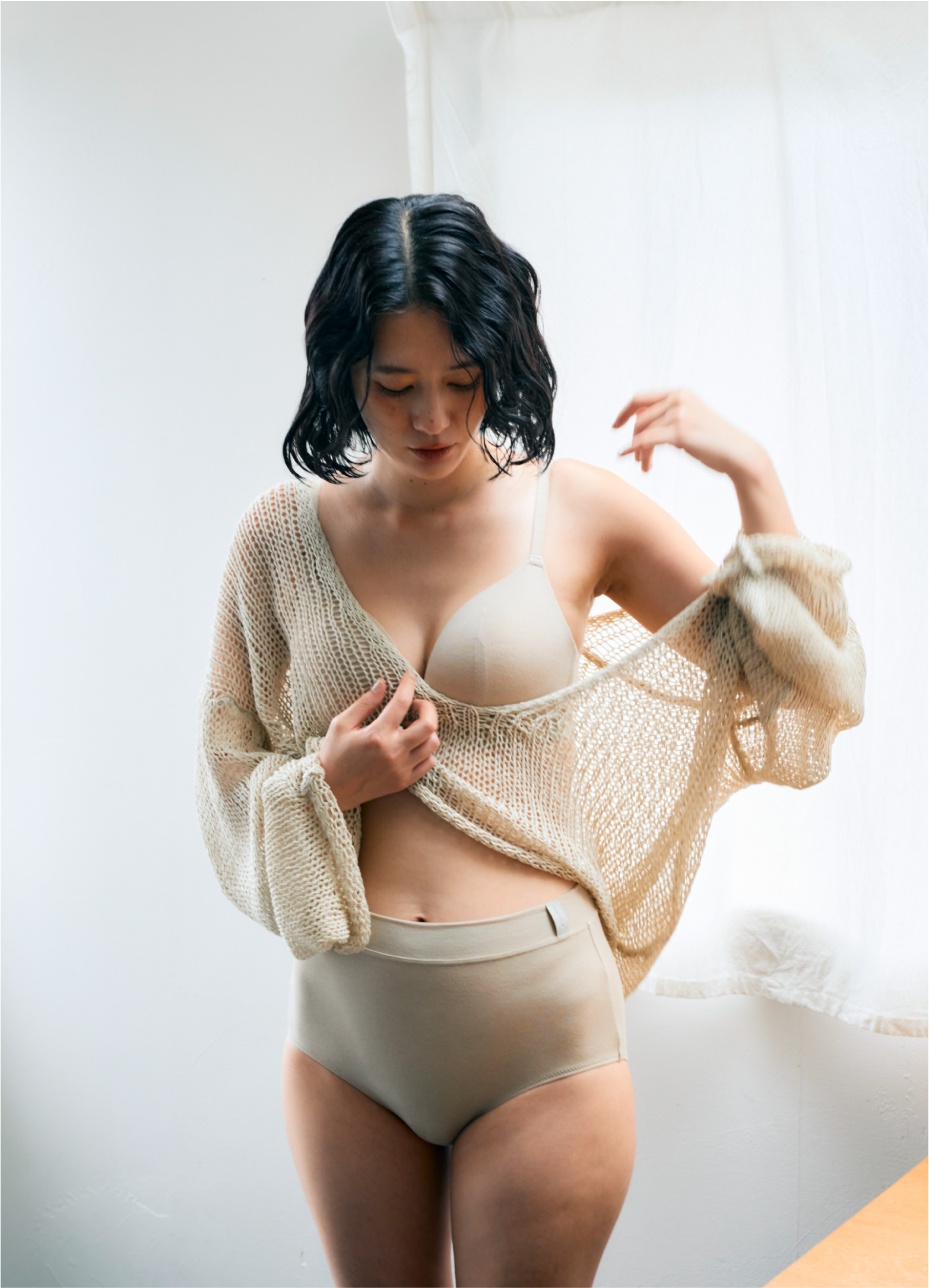 毎日使えるメリノウールのハイウエストショーツ | お腹まで包む心地よ