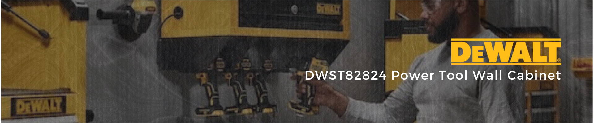 Dewalt DWST82824 Power Tool Wall Cabinet: The Ultimate Workshop Storage Solution