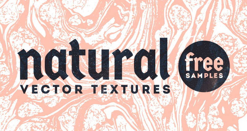 Free natural vector textures and marbling