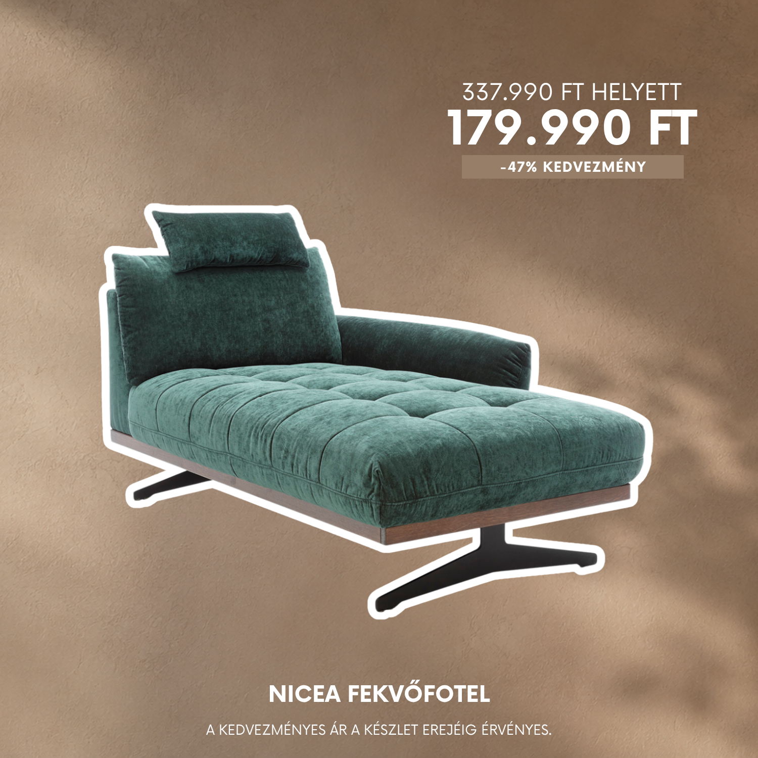 Nicea fekvőfotel