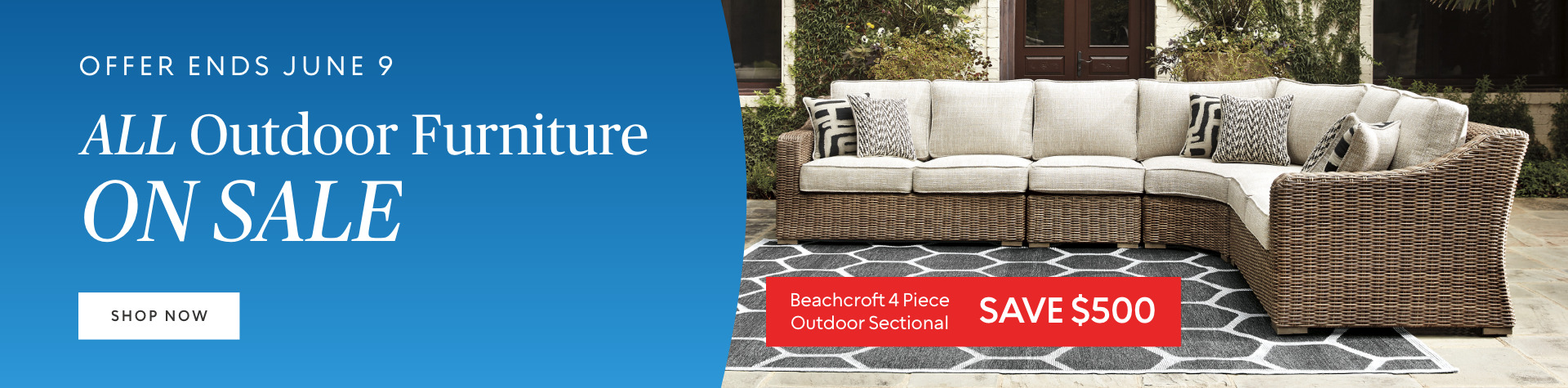 All Outdoor Furniture On Sale - Offer Ends June 9