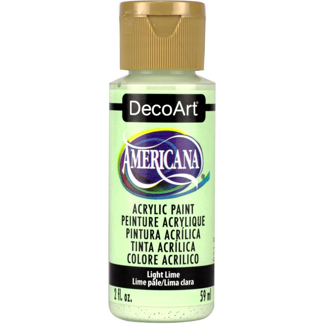 Light Lime Americana Acrylics DA348-3 2 ounce bottle