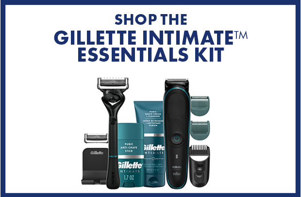 Gillette Intimate Essentials products