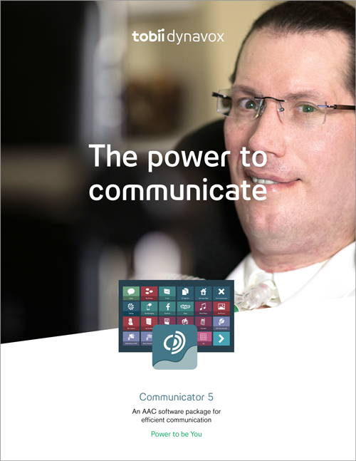 Communicator 5 brochure cover