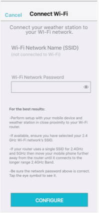 Enter Wi-Fi Network Password Image