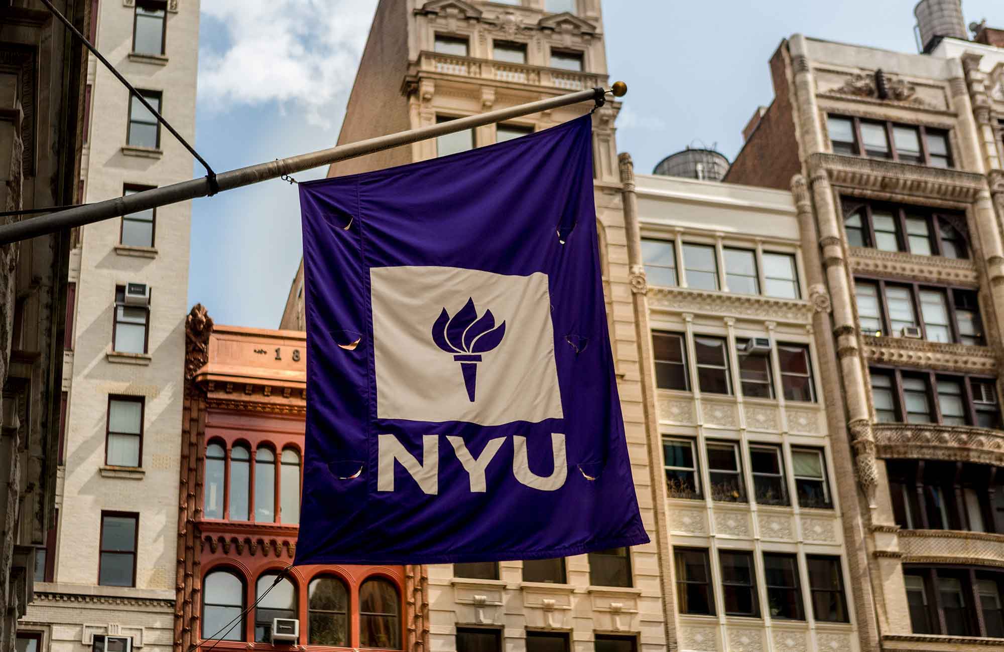 NYU flag