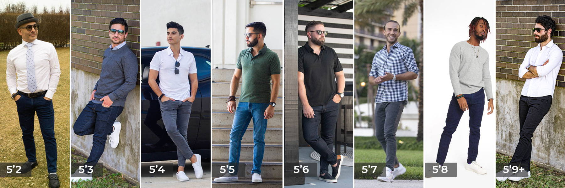 Shop By Height, Clothes for Short Men