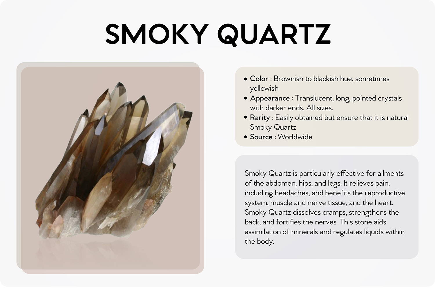 smoky quartz