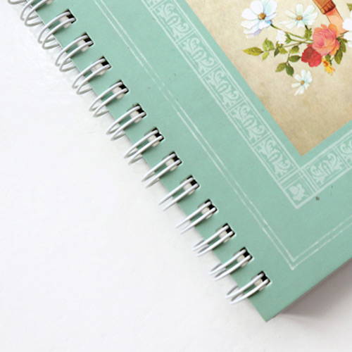 Twin-wire binding - Anne story spiral undated monthly diary notebook