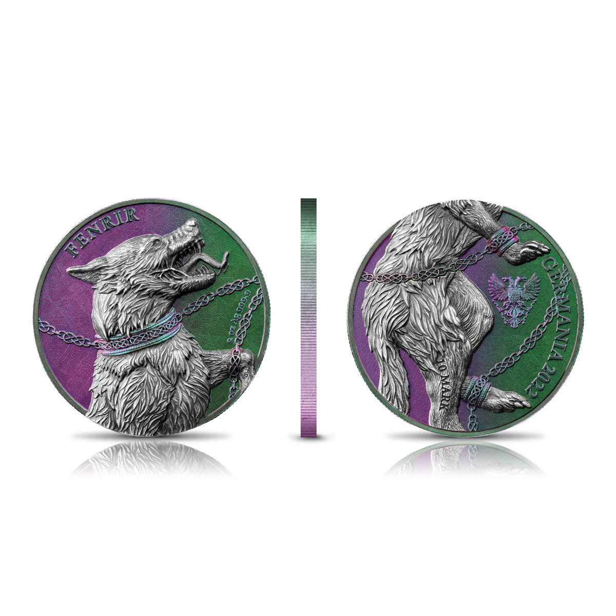 Germania Mint 2022 Fenrir 2 oz Ultra High Relief Silver Coin