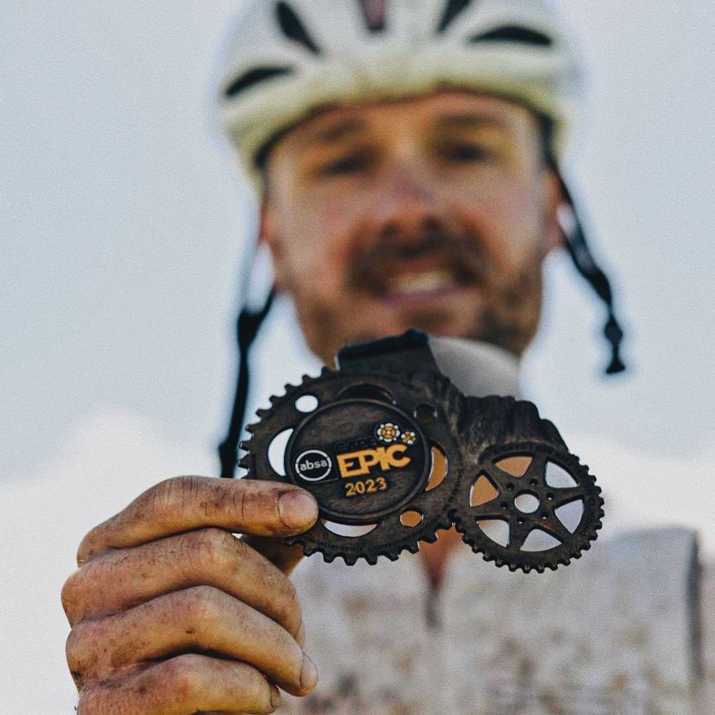 Gosse and his Cape Epic Medal