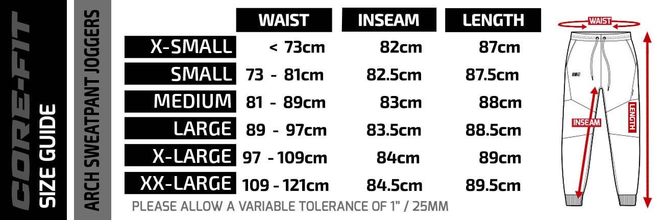 Compression Pants - Size Guide - Engage®