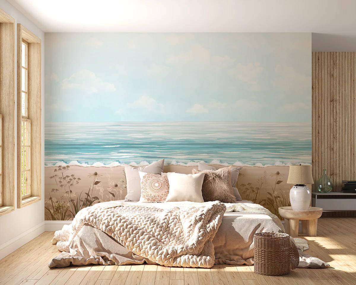papier peint panoramique vue mer
