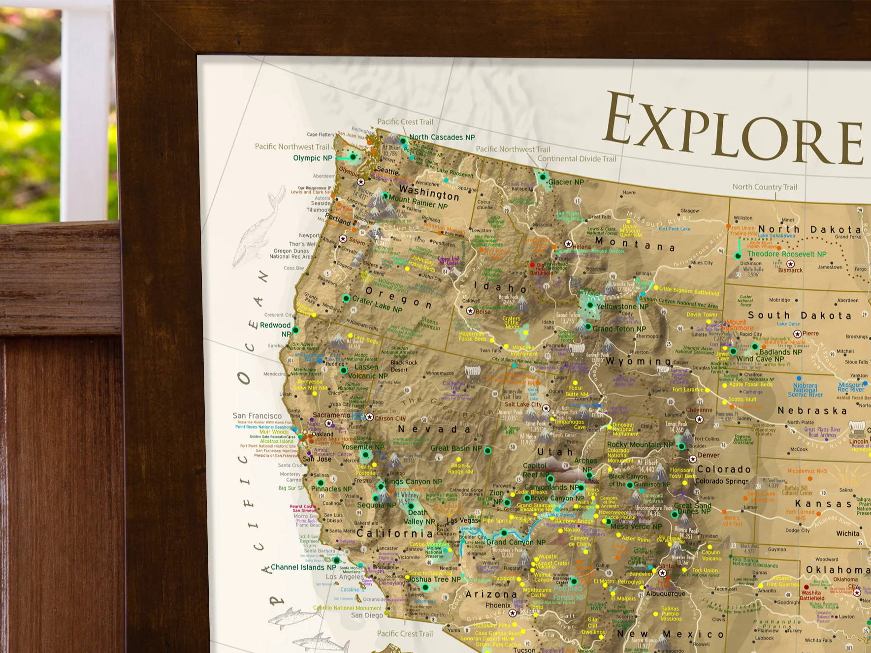 explore america map