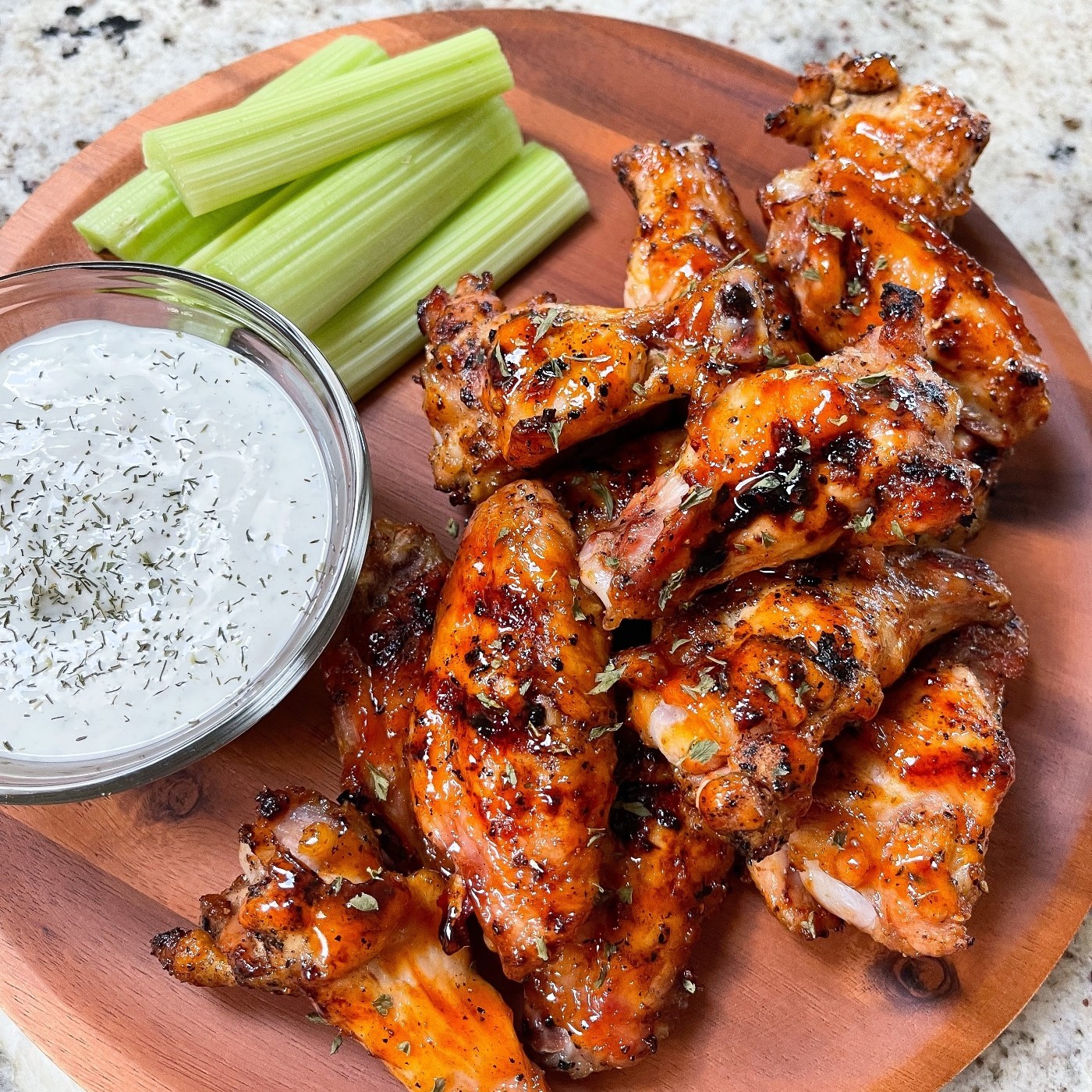 Honey Sriracha Wings – Grown Strong