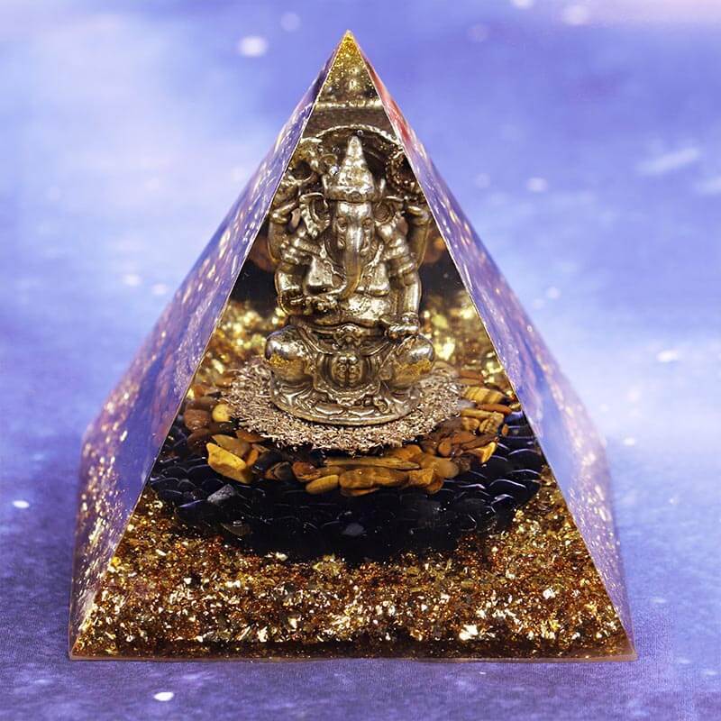 Orgonite Bruxelles - Pyramide orgonite Ganesh | Achamana