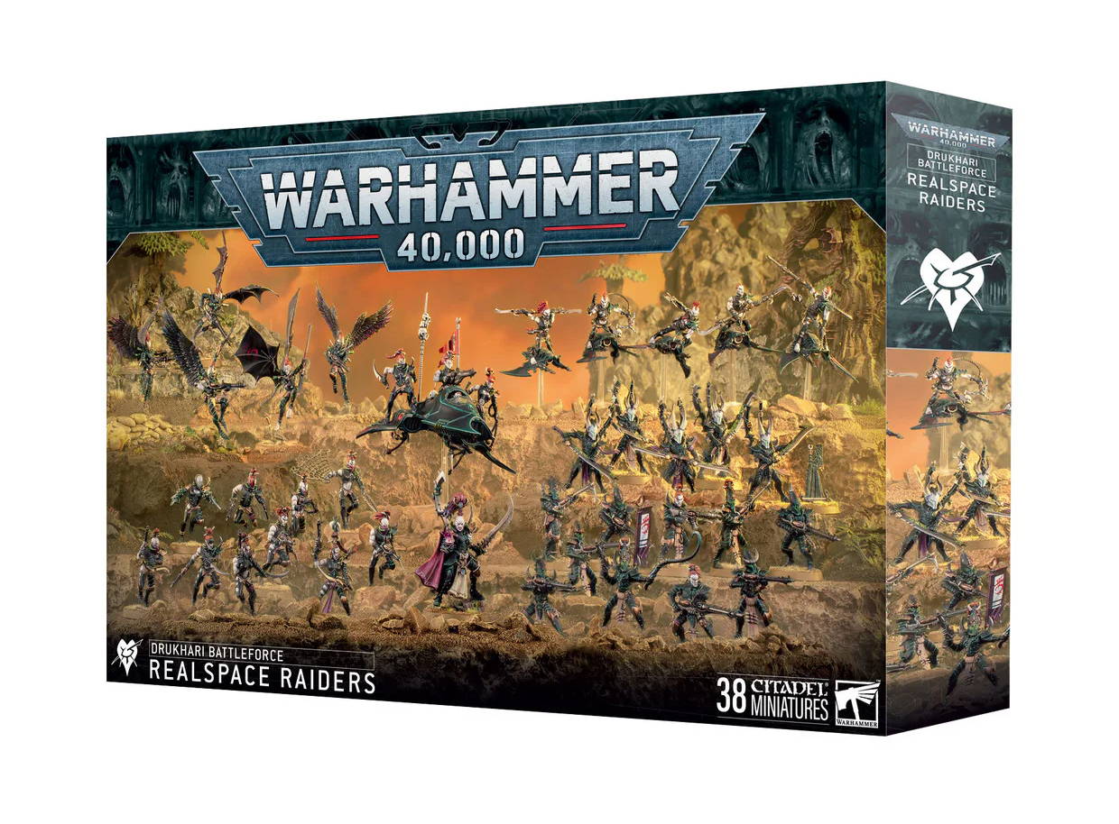 Warhammer 40,000 Drukhari Realspace Raiders Battleforce