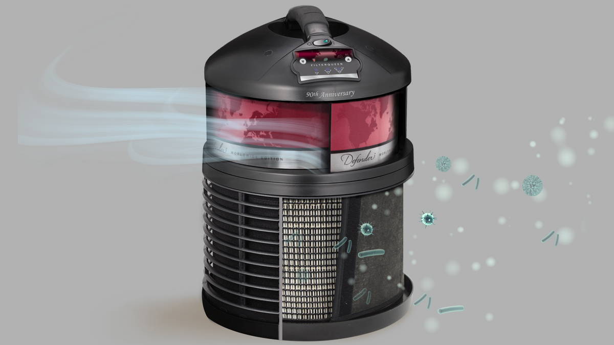 air purifier 360 intake