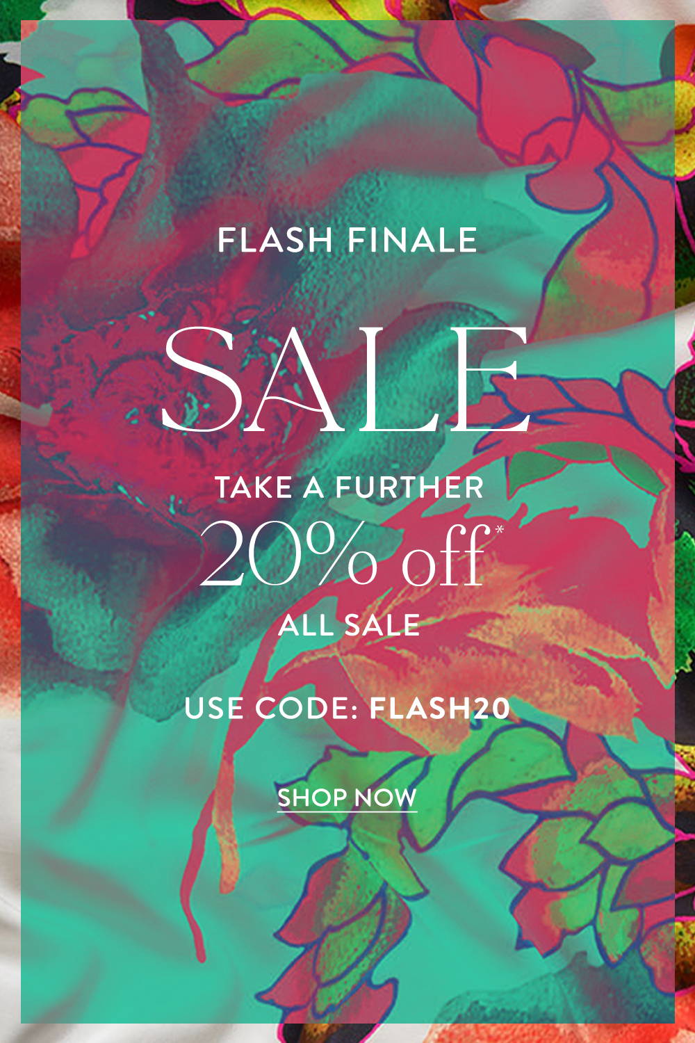 CAMILLA SALE | flash finale | take a further 20% off all sale | use code: FLASH20