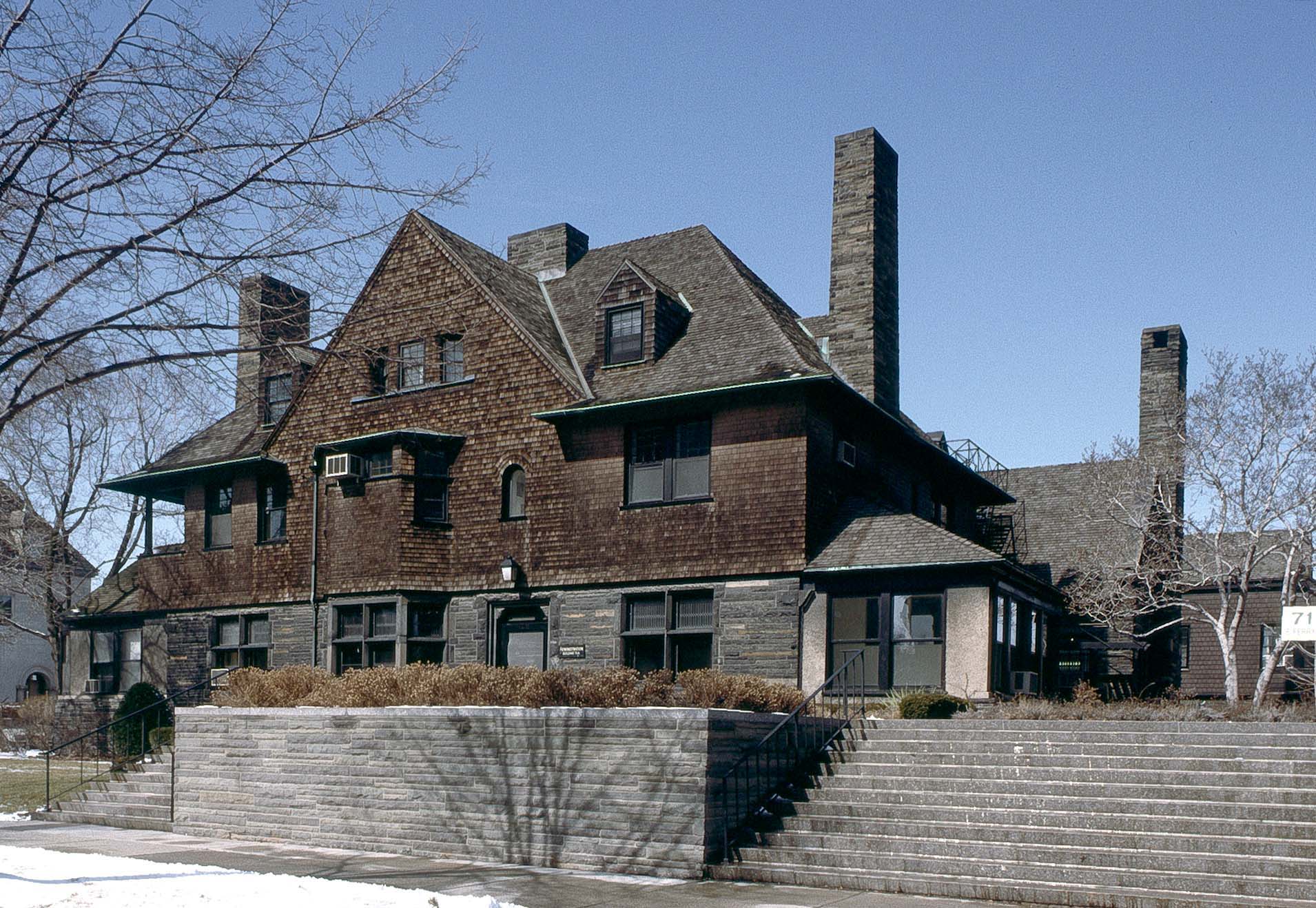 The Charles Freer House, a surviving example of an American Shingle Style home.
