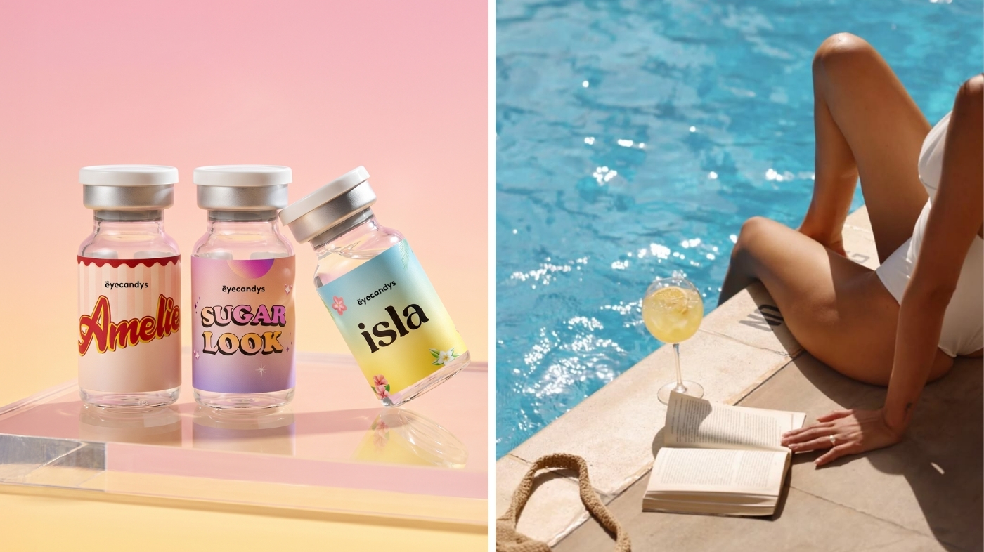 Editorial visual for the section: Poolside Makeup and Contacts: What to Know