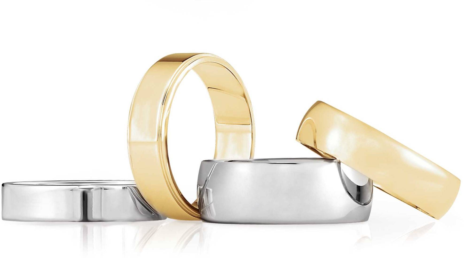 mens gold wedding bands, mens gold wedding rings