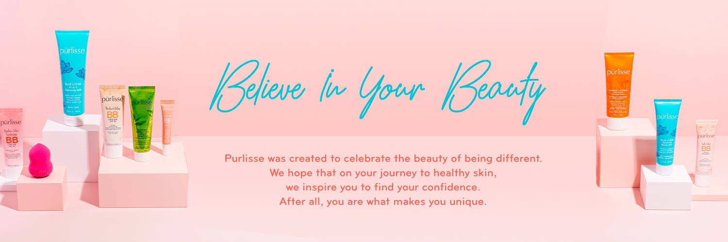 Believe in Your Beauty. Purlisse was created to celebrate the beauty of being different. We hope that on your journey to healthy skin, we inspire you to find your confidence. After all, you are what makes you unique.