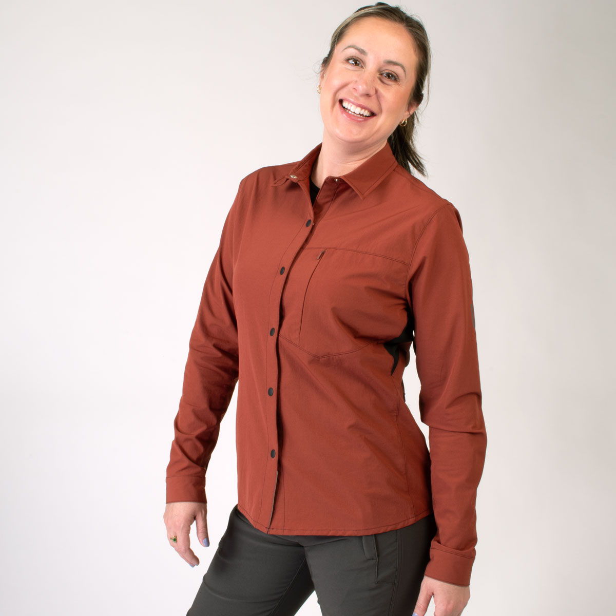 Women's hybrid trail shirt